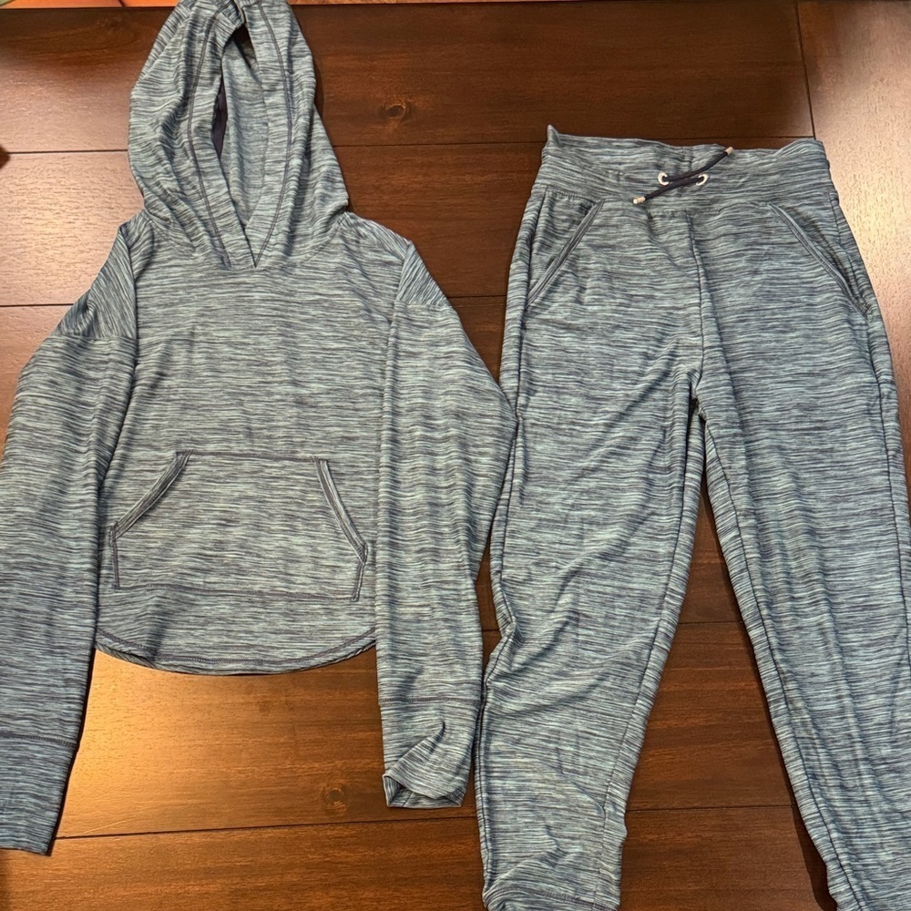 All in Motion Kids Set - Heathered Blue